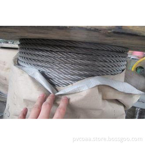 304 Stainless Steel Wire Rope 6x36 WS 32mm With EN12385-4 /